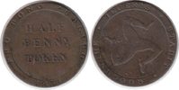 Grossbritannien 1/2 Penny Token Isle of Man William IV. 1/2 Penny Token 1831 -
