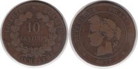 Frankreich 10 Centimes Dritte Republik 10 Centimes 1877, Bordeaux -