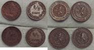 Niederlande 1/2 Cent 1x Kleiner Randfehler.4 Stück.#P10 -