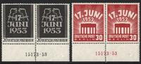 Berlin 20-30 Pfg. 110-11 '17. Juni' komplett im Paar mit HAN -