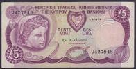 Cyprus 5 Pounds Pi. 47 -