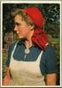 Deutsches Reich Propaganda 'RAD-Mädchen mit Kopftuch' color-Postkarte nach H.Retzlaff -