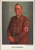 Deutsches Reich Propaganda 'Hanns Oberlindober in Uniform' color-Postkarte -
