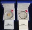Frankreich 5 + 10 Euro 'Säerin' in Gold & Silber, 50 Jahre Fünfte Republik -