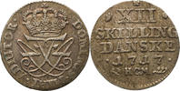 Norway 12 Skilling HCM Kongsberg, Friedrich IV 1699-1730, -