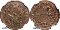Greece Lepton 1828 NGC AU 55 BN 5,438.68 元 含税 ＋  209.18 元 运费