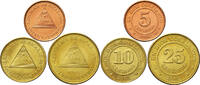 Nicaragua, Republic 5, 10, 25 Centavos -