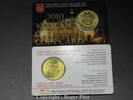 VATIKAN 50 Cent 50 Cent 2010 Coincard Nummer 1 stempelglanz -