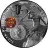 Niue 1 Dollar 1 Dollar 2008 Amber Route Danzig Gdansk Silber st mit Bernstein selten! -