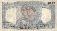 NOTES OF THE BANQUE DE FRANCE 1000 francs Banque de France. Billet. Minerve et Hercule, -