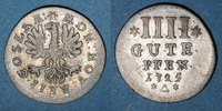 GERMANY before 1870 4 pfennig Goslar. Ville. (gute) -