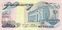 OTHER FOREIGN NOTES Vietnam du Sud. Banque Nationale du Vietnam. 100 dong -