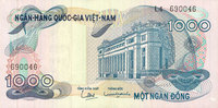 OTHER FOREIGN NOTES Vietnam du Sud. Banque Nationale du Vietnam. 100 dong -