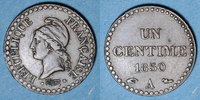FRENCH MODERN COINS 1 centime 1850 A 2e république (1848-1852). ss 125.51 元 含税 ＋  79.07 元 运费