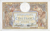 NOTES OF THE BANQUE DE FRANCE 100 francs Banque de France. Billet. Merson 2.12.1937, modifié -