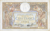 NOTES OF THE BANQUE DE FRANCE 100 francs Banque de France. Billet. Merson 19.5.1938, modifié -
