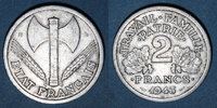 FRENCH MODERN COINS 2 francs Etat Français (1940-1944). francisque -