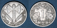 FRENCH MODERN COINS 1 franc Etat Français (1940-1944). -
