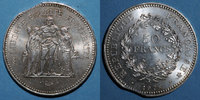 FRENCH MODERN COINS 50 francs 5e république (1959- ). bord de feuille. R ! R ! R ! -