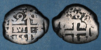 WORLD COINS (excl. EUROPE) 2 reales Bolivie. Ferdinand VI (1746-1759). Potosi. Lettre d'essayeur : Q -