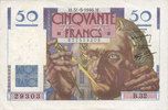 NOTES OF THE BANQUE DE FRANCE 50 francs Banque de France. Billet. Le Verrier, -