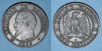 FRENCH MODERN COINS 2 centimes 2e empire (1852-1870). tête nue, Strasbourg -