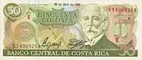 OTHER FOREIGN NOTES 50 colones Costa Rica. -