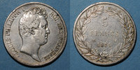 FRENCH MODERN COINS 5 francs Louis Philippe (1830-1848). tranche en creux, Marseille -