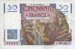 NOTES OF THE BANQUE DE FRANCE 50 francs Banque de France. Billet. Le Verrier, -