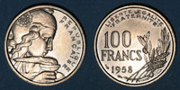 FRENCH MODERN COINS 100 francs 4e république (1947-1959). Cochet -