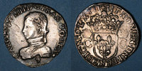 FRENCH ROYAL COINS Teston Charles IX (1560-1574). 1er type. Rennes -