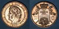 FRENCH MODERN COINS 2 centimes Louis Philippe (1830-1848). Type à la Charte. Essai de Concours -