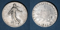 FRENCH MODERN COINS 1 franc 3e république (1870-1940). Semeuse -