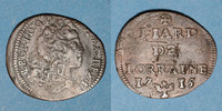 LORRAINE Liard 1715 Duché de Lorraine. Léopold I (1697-1729).  Nancy Cou... 309.59 元 含税 ＋  79.07 元 运费
