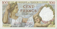 NOTES OF THE BANQUE DE FRANCE 100 francs Banque de France. Billet. Sully, -