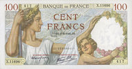 NOTES OF THE BANQUE DE FRANCE 100 francs Banque de France. Billet. Sully, -