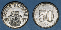 GERMANY after 1870 50 pfennig Altdorf. Ville. -