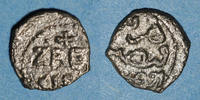 EUROPE Italie. Sicile. Les Suèves. Henri VI (1194-97). 1/4 de tercenario ou kharruba. Palerme -
