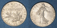 FRENCH MODERN COINS 50 centimes 3e république (1870-1940). Semeuse -