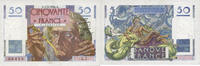 NOTES OF THE BANQUE DE FRANCE 50 francs Banque de France. Billet. Le Verrier, -