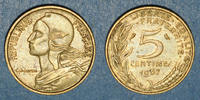 FRENCH MODERN COINS 5 centimes 5e république (1959- ). Marianne -