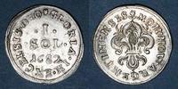 FRENCH ROYAL COINS sol Louis XIV (1643-1715). Monnayage particulier de Strasbourg. I sol de Strasbourg -
