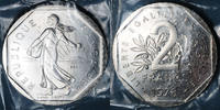 FRENCH MODERN COINS 2 francs 5e république (1959- ). Semeuse 1978, essai en nickel -