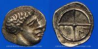 CELTIC COINS Obole Marseille. de style indigène, 425-400 AC -