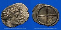CELTIC COINS Marseille. Hémiobole à l'éthnique MASSALI, 425-400 AC -