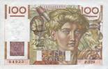 NOTES OF THE BANQUE DE FRANCE 100 francs Banque de France. Billet. jeune paysan, -