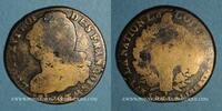 FRENCH MODERN COINS 2 sols Convention (1792-1795). Metz. Type FRANCOIS -