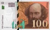 NOTES OF THE BANQUE DE FRANCE 100 francs Banque de France. Billet. (Cézanne), -