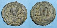 BYZANTINE EMPIRE Follis Empire byzantin. Tibère II Constantin (578-582). . Constantinople. 1ère officine, 580-581 -