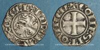 OTHER FEUDAL COINS Denier Comté de Provence. Charles I d'Anjou (1246-1285). provençal coronat. Saint-Rémy -